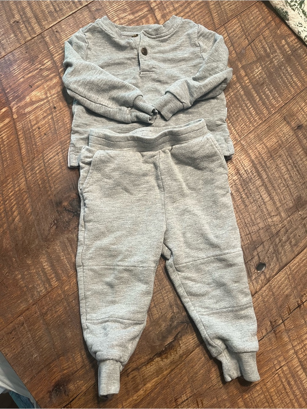 Little Sleepies Gray Jogger Pants Set- Cozy Everyday Bottoms